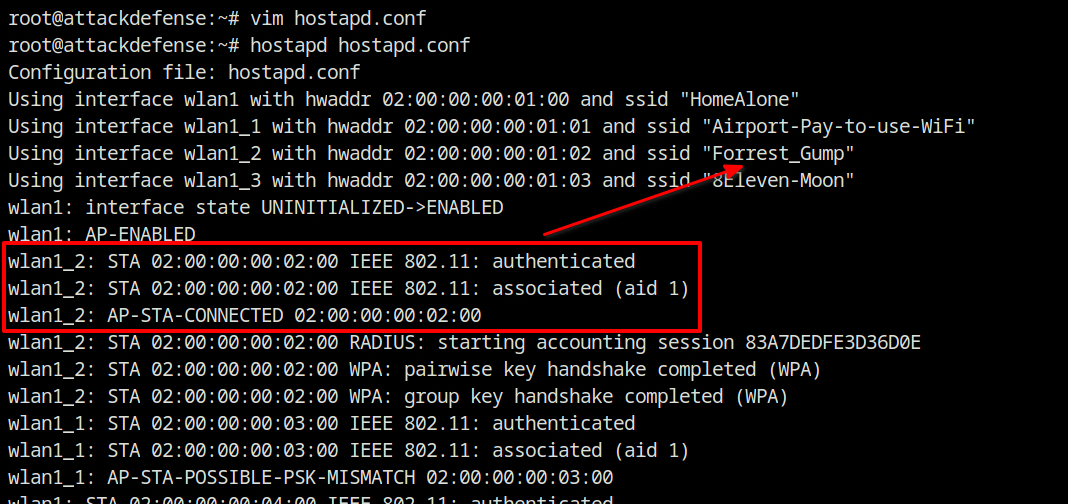 Creating Honeypot Access Points Using Hostapd